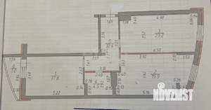 3-к квартира, вторичка, 76м2, 7/16 этаж