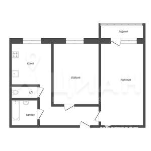2-к квартира, вторичка, 51м2, 8/10 этаж
