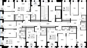 2-к квартира, вторичка, 55м2, 2/20 этаж