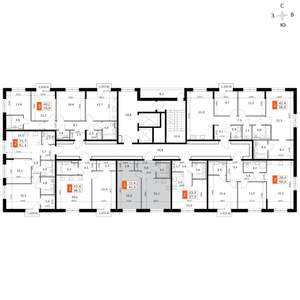 1-к квартира, вторичка, 42м2, 4/14 этаж