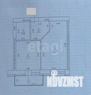 1-к квартира, вторичка, 36м2, 6/10 этаж