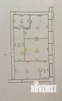 2-к квартира, вторичка, 42м2, 2/10 этаж