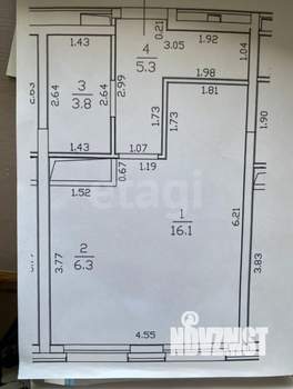 Студия квартира, вторичка, 32м2, 18/25 этаж