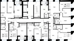 3-к квартира, вторичка, 73м2, 3/20 этаж