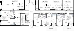 2-к квартира, вторичка, 64м2, 1/8 этаж
