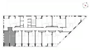 2-к квартира, вторичка, 57м2, 21/23 этаж