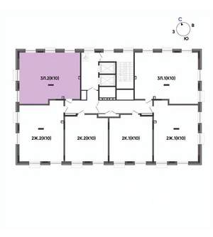 3-к квартира, вторичка, 71м2, 11/14 этаж