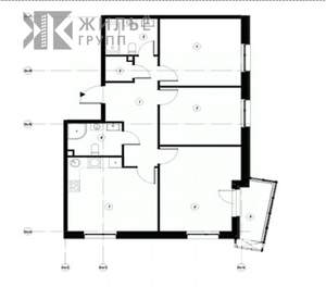3-к квартира, строящийся дом, 85м2, 2/18 этаж