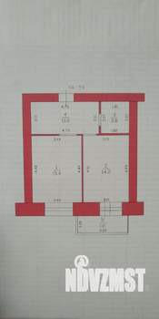 1-к квартира, вторичка, 43м2, 12/16 этаж