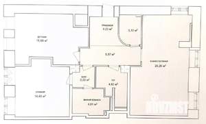3-к квартира, вторичка, 83м2, 2/2 этаж