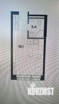 1-к квартира, вторичка, 18м2, 2/4 этаж