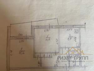 2-к квартира, вторичка, 47м2, 2/9 этаж