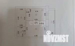 1-к квартира, вторичка, 45м2, 2/10 этаж