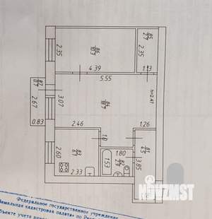 2-к квартира, вторичка, 45м2, 3/5 этаж