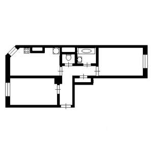 2-к квартира, вторичка, 61м2, 2/5 этаж