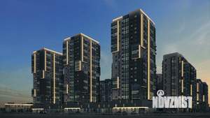 2-к квартира, строящийся дом, 55м2, 4/17 этаж