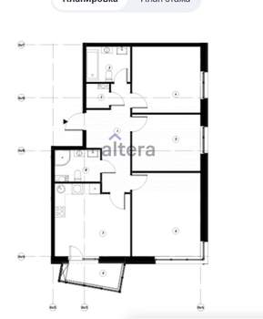 3-к квартира, вторичка, 86м2, 9/17 этаж