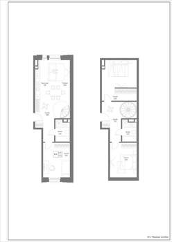 4-к квартира, строящийся дом, 103м2, 2/4 этаж