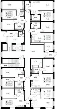 1-к квартира, вторичка, 34м2, 1/11 этаж