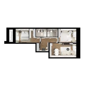 2-к квартира, вторичка, 64м2, 3/8 этаж