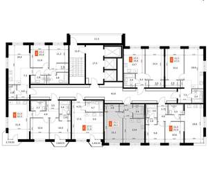 1-к квартира, вторичка, 40м2, 14/20 этаж