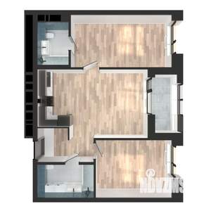 2-к квартира, вторичка, 65м2, 3/23 этаж