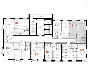 1-к квартира, вторичка, 48м2, 11/20 этаж