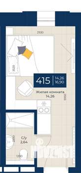 1-к квартира, вторичка, 17м2, 4/5 этаж