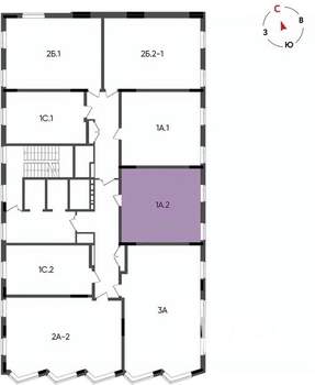 1-к квартира, вторичка, 41м2, 11/14 этаж