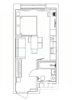 1-к квартира, вторичка, 36м2, 11/24 этаж