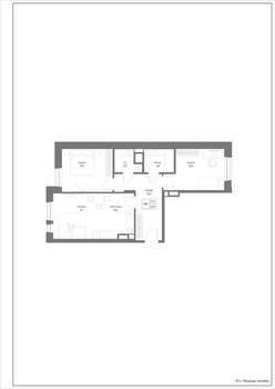3-к квартира, строящийся дом, 67м2, 1/4 этаж