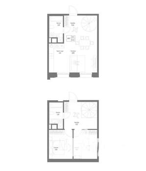 3-к квартира, строящийся дом, 83м2, 2/4 этаж