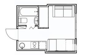 Студия квартира, вторичка, 13м2, 5/5 этаж
