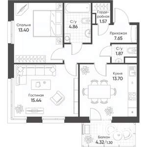 Фото квартиры на продажу (1)