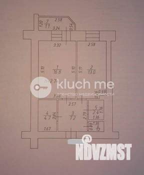 1-к квартира, вторичка, 45м2, 1/11 этаж