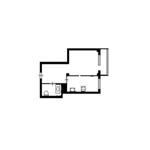 1-к квартира, вторичка, 45м2, 4/10 этаж