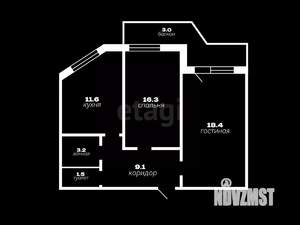 2-к квартира, вторичка, 63м2, 4/9 этаж