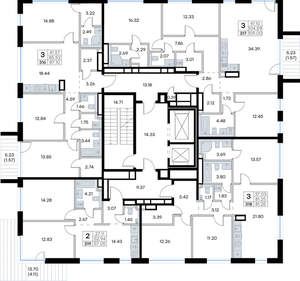 3-к квартира, вторичка, 109м2, 7/8 этаж