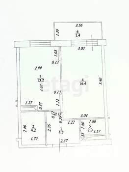 1-к квартира, вторичка, 41м2, 8/20 этаж