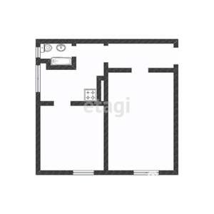 2-к квартира, вторичка, 43м2, 2/2 этаж