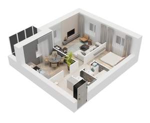 2-к квартира, вторичка, 55м2, 4/23 этаж