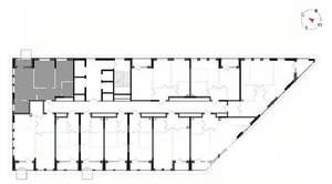 2-к квартира, вторичка, 59м2, 17/23 этаж