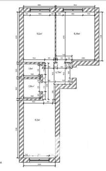 2-к квартира, вторичка, 56м2, 3/6 этаж