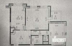 2-к квартира, вторичка, 76м2, 16/17 этаж