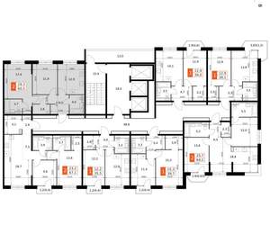 2-к квартира, вторичка, 61м2, 15/19 этаж