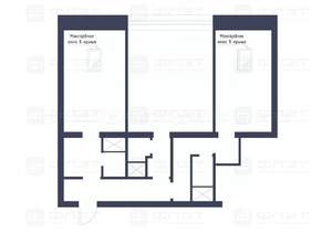 2-к квартира, вторичка, 84м2, 8/8 этаж