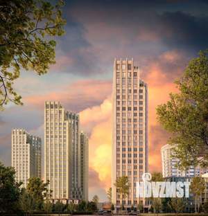 1-к квартира, строящийся дом, 52м2, 2/25 этаж