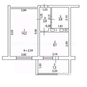 1-к квартира, вторичка, 29м2, 10/19 этаж