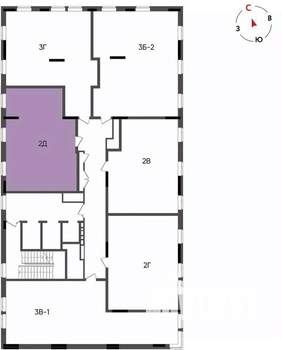 2-к квартира, вторичка, 61м2, 15/22 этаж