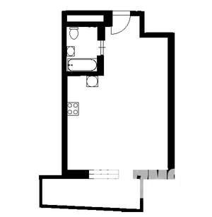 1-к квартира, вторичка, 60м2, 4/9 этаж